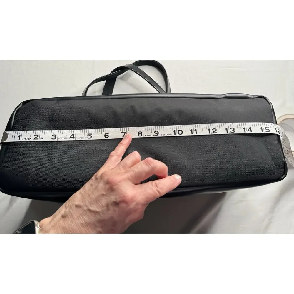 Kroser Laptop Work Tote Travel Bag Black Water Repellent Interior Pockets